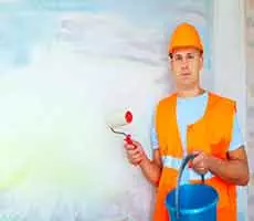 Pintor em Barueri com andaime